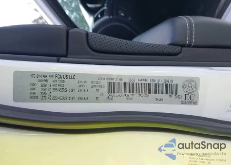 2017 Jeep Grand Cherokee Srt z USA, uszkodzony, nr VIN 1C4RJFDJ6HC757456